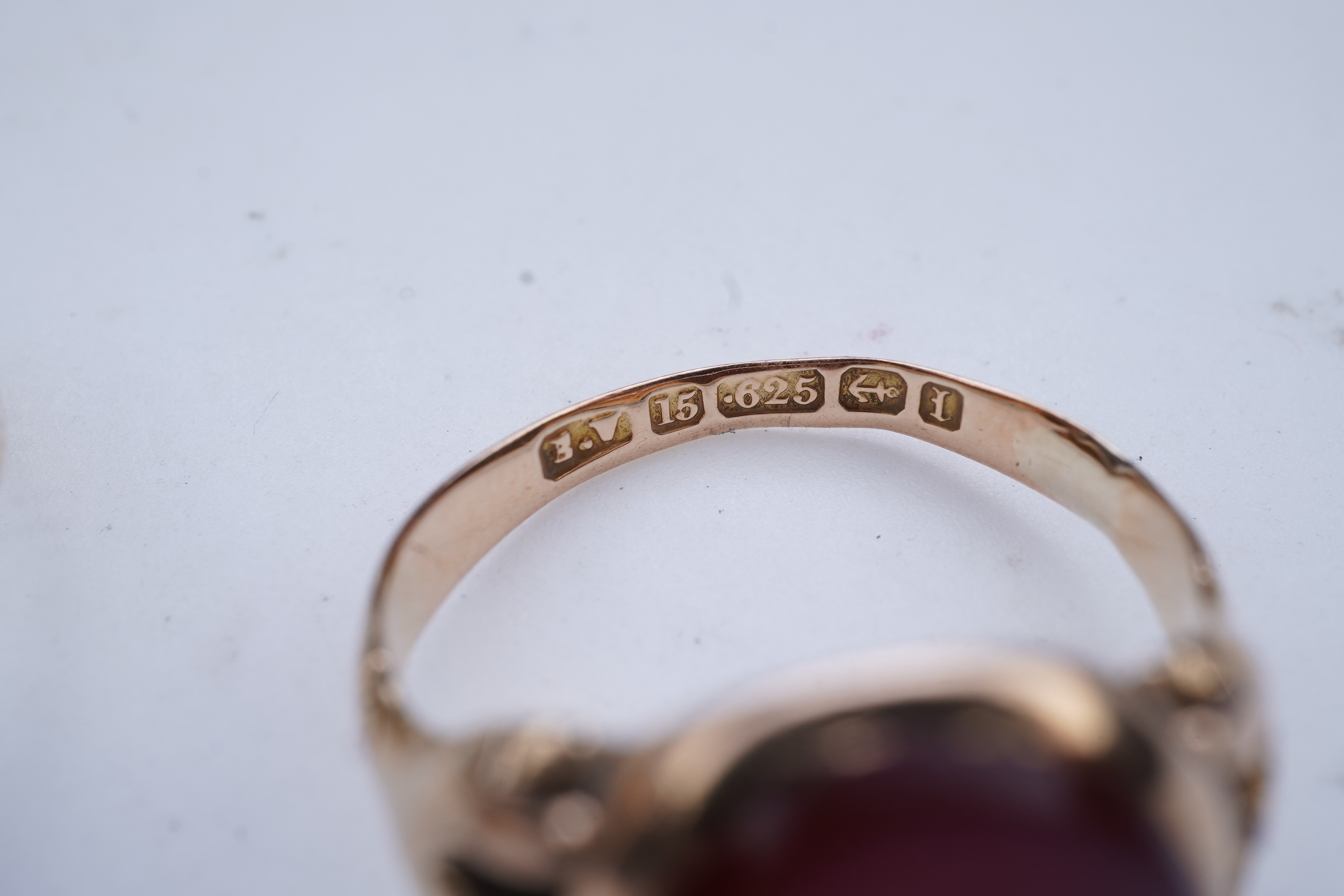 Two hardstone rings